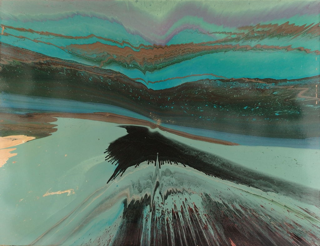 Acrylic and Lacquer on Board, 32in x 24in - 2004